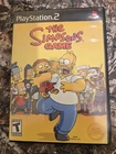 Electronic Arts The Simpsons Game Sony PlayStation 2 Manual Poster Multiplayer