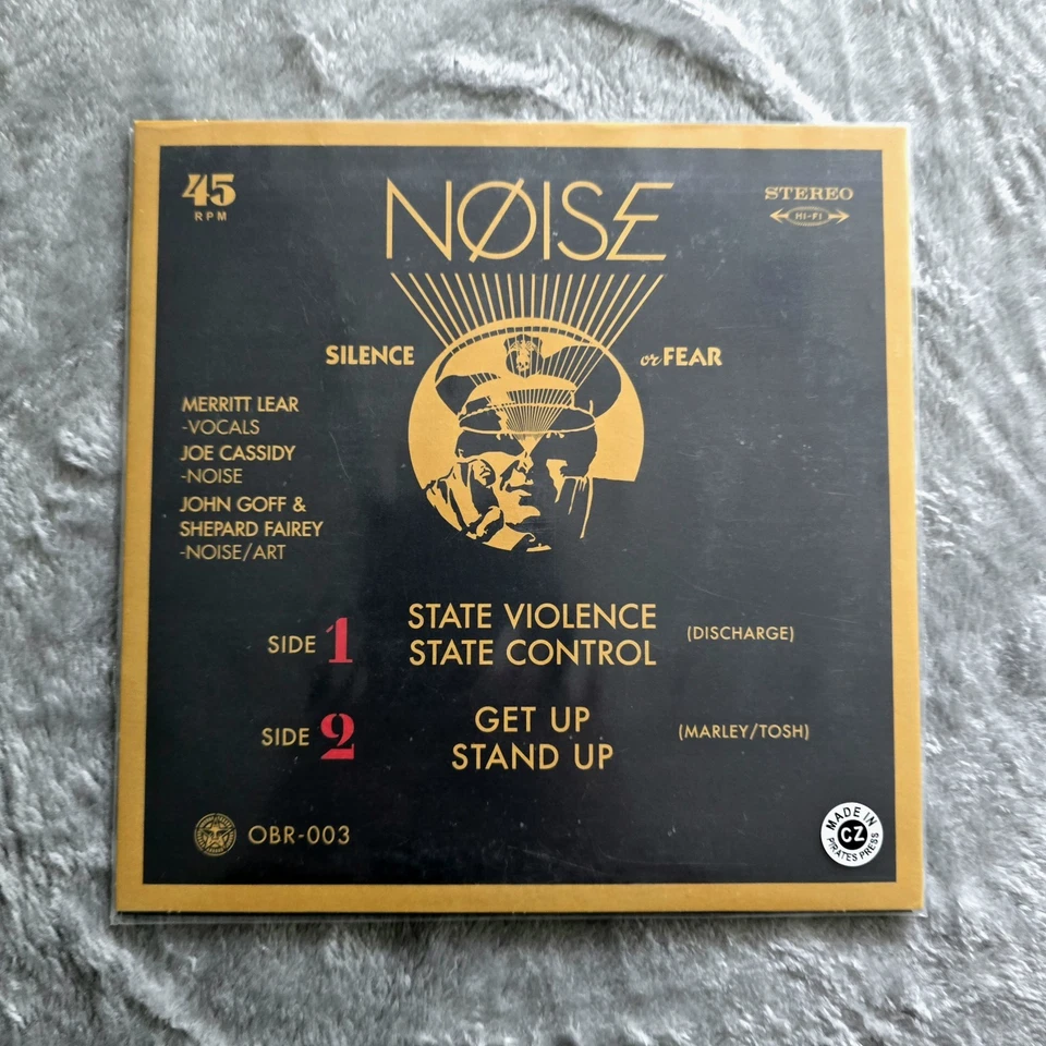 Shepard Fairey Signed Noise State Violence State Control Obey OBR-003 - Image 3 of 3