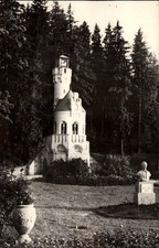 RPPC Vatra Dornei Tower Romania vintage postcard c567