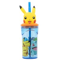 Kinderbecher 430Ml Bpa-Frei 3D PokéMon Wiederverwendbar, Trinkbecher