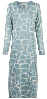 Ascafa Damen Nachthemd Schlafshirt Baumwolle Modal lang  2621110 54