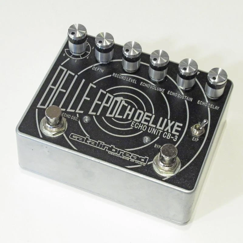 Catalinbread Belle Epoch Deluxe Black and Silver Tape Echo Delay Pedal EP-3