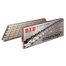 D.I.D. D.I.D X-RING CHAIN 525ZVM-X2 SILVER 130ZB 525ZVMX2S130