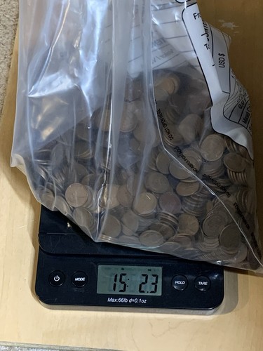 Lincoln Wheat Cent Lot - 15 lbs Pennies Indian Heads, teens-1958.