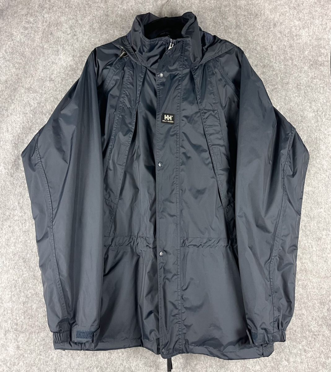 Helly Hansen Hellytech Windbreaker Anorak Jacket Mens Large Blue