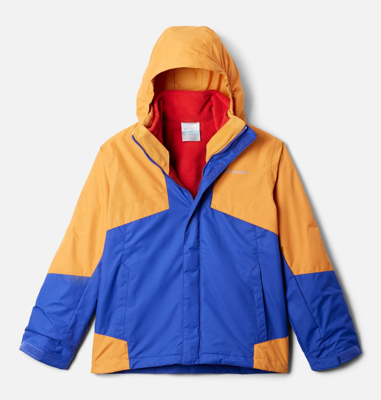 Columbia Bugaboo III Interchange Jacket Boys Multi Waterproof Full Zip JAX253 image 4