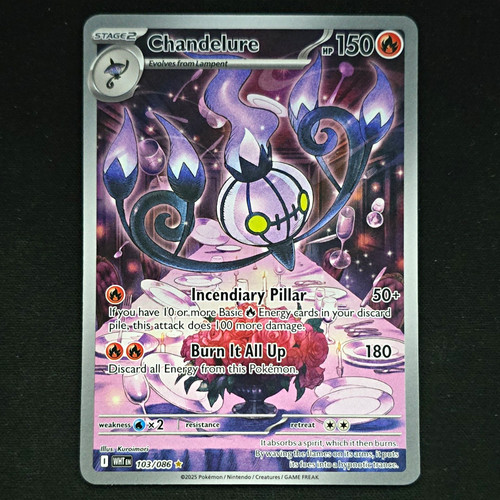 Chandelure 103/086 Sv: White Flare Holo