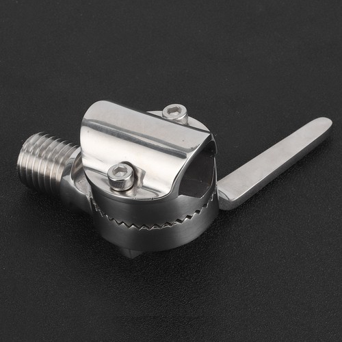 _84mm/3.3in Marine VHF Antenna Mounts Stainless Steel 306° Adjustable Ratchet - Zdjęcie 4 z 18