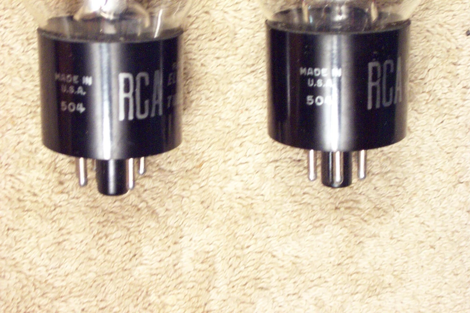 Two, NEW in box, RCA, 5U4G tall, shouldered glass, match date pair, 5U4G, 5U4GB - Image 3 of 4