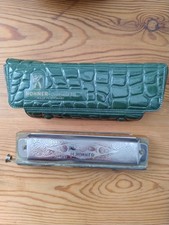 M Hohner Super Chromatica 270 12 hole Harmonica in G made in Germany with case