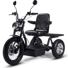 MotoTec Electric Trike 60v 1800w Black , 66x36x49 inches , 240 lbs