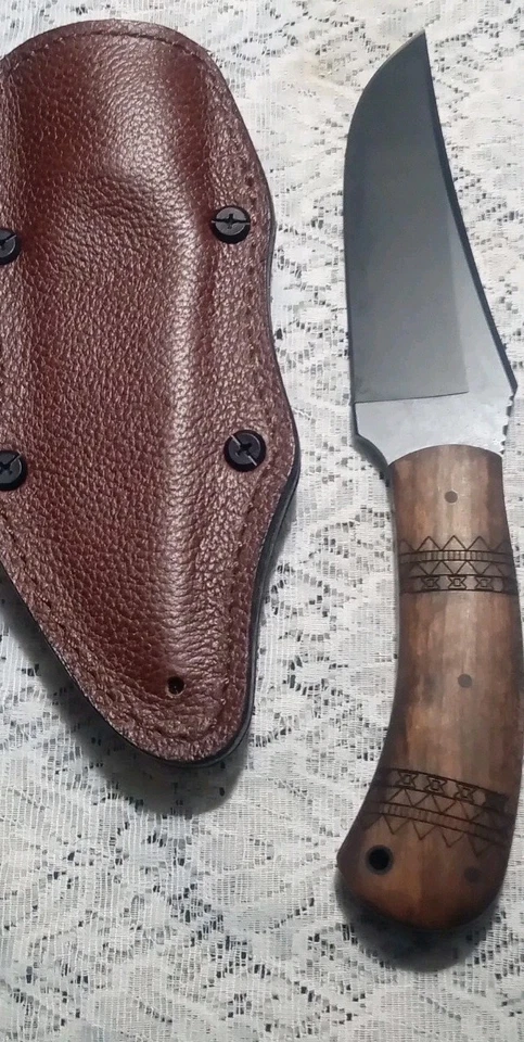 Winkler Blue Ridge Hunter Fixed Blade With Leather Holster 80cr20v - Image 4 of 4