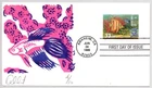 #3318 AQUARIUM FISH FIRST DAY OF ISSUE, CURTIS BLOCK PRINT ARTWORK FDC *10 MADE!