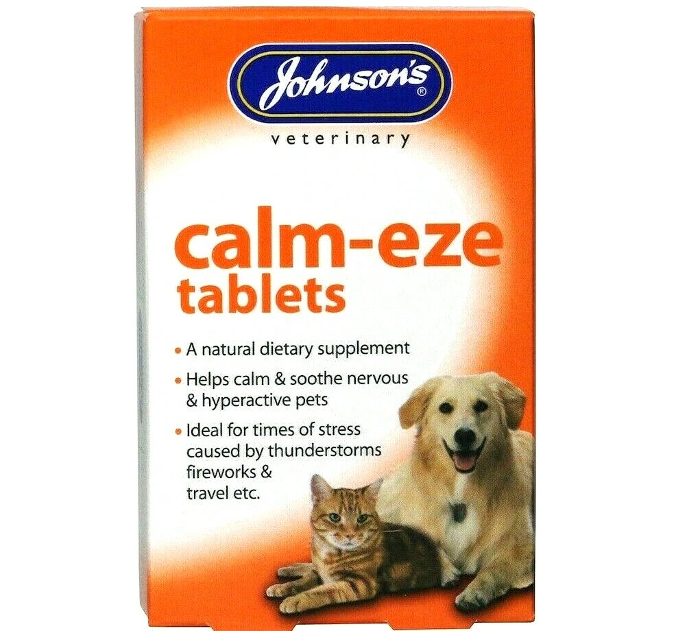 JOHNSONS CALM-EZE TABLETS FOR CATS AND DOGS ALL BREEDS - 36 TABLETS PACK - Image 4