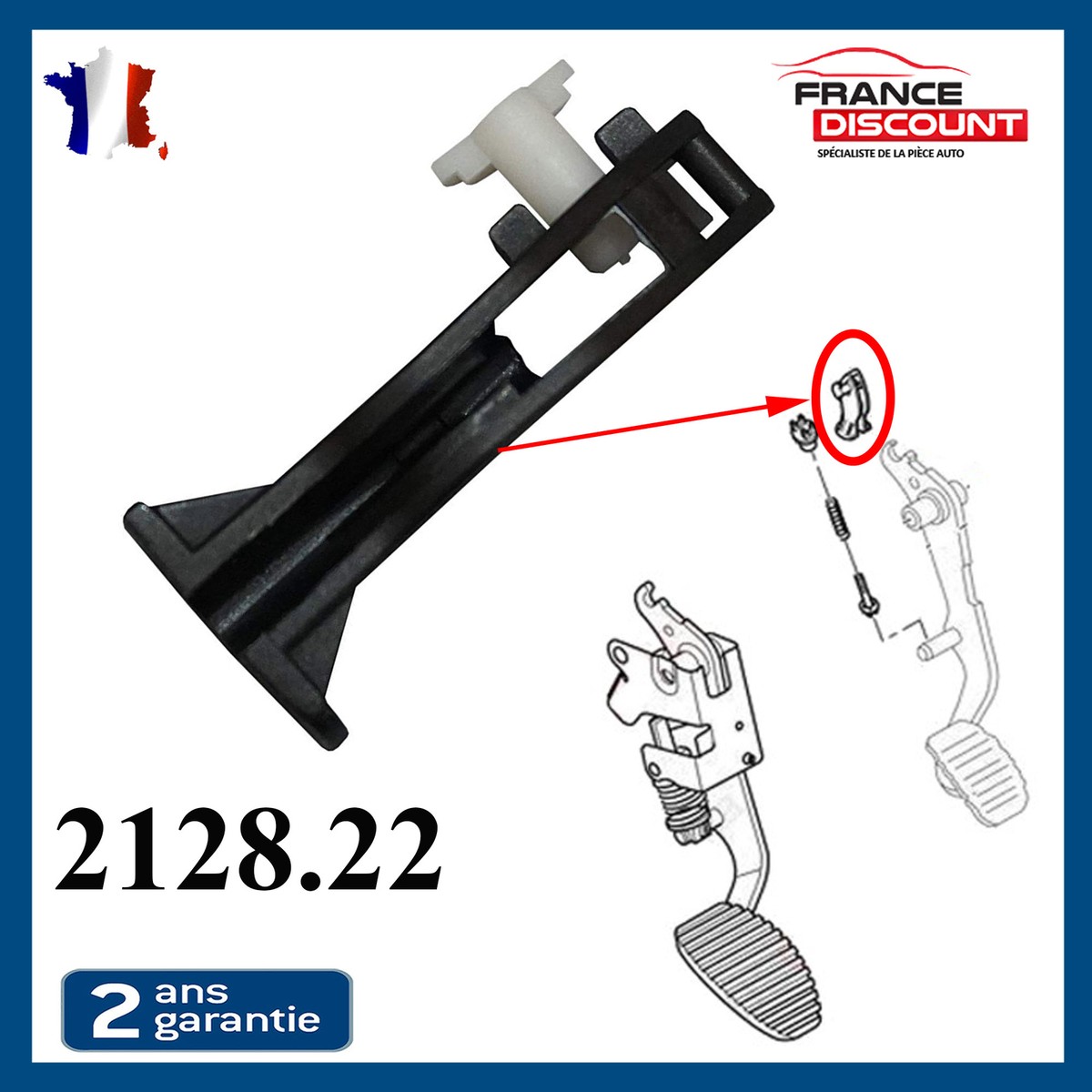Clips De Fixation Pour Câble D'embrayage - Compatible Citroën Peugeot (C4 Picasso, 308, 5008...)