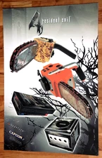 Resident Evil 4 GameCube NubyTech Chainsaw Controller Game Store Standee Display