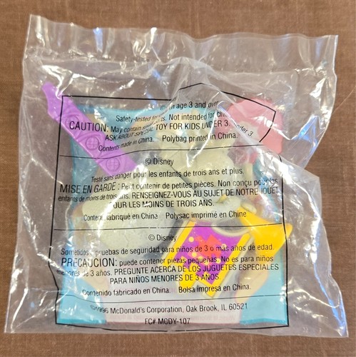 1996 McDonald’s Hunchback Hugo Horn Toy #4 – Sealed Happy Meal Sound Maker - Picture 2 of 2