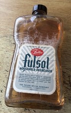Fuller Brush Fulsol Household Degreaser 16 Oz. 2/3 Full 50s-60s