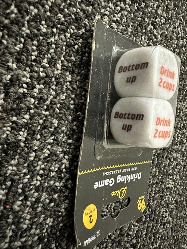 Dice Drinking Game (2 PCS) -Drunk, Beer, Party, Novelty, Celebrate, Fun, Alcohol - Picture 6 of 6