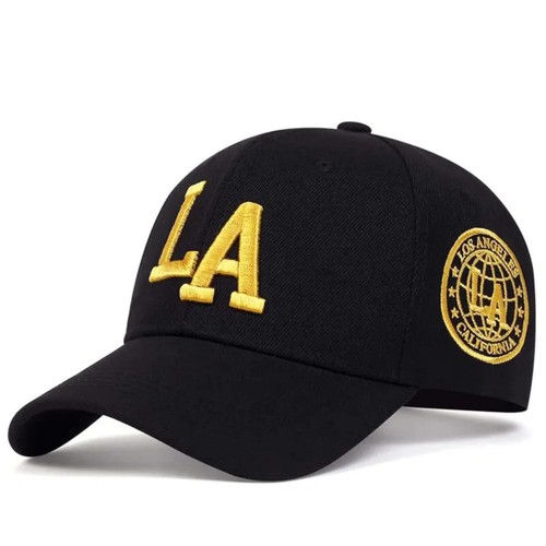 Los Angeles Basecap Basecaps Base Cap Vintage Style LA Schwarz Weiss Rot Grün - Picture 7 of 13