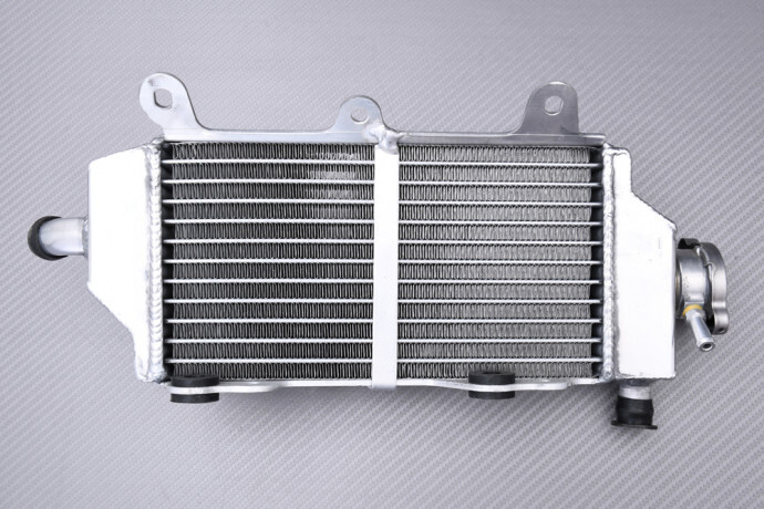 Radiateur droit racing AVDB en alu renforcé pour moto YAMAHA WRF 450 2012