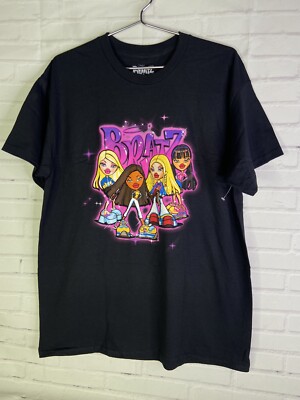 MGA Bratz Dolls Licensed Short Sleeve Graphic Print Top T-Shirt Womens Size M