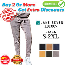 LS389 Lane Seven LST009 Unisex Vintage Ultra Slim Super Comfortable Jogger Pant