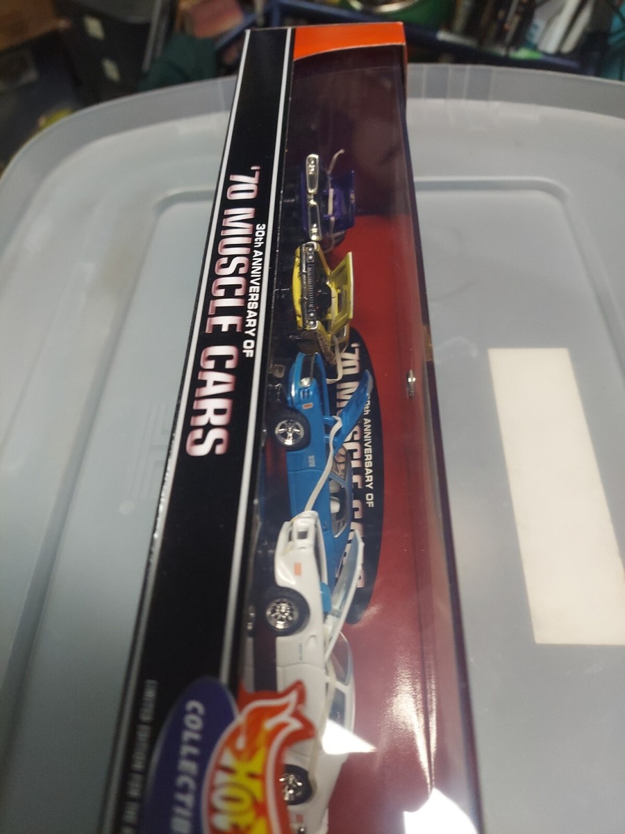 NEW 1999 Hot Wheels Collectibles 30th Anniversary of '70 Muscle