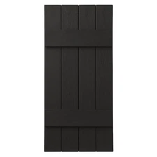 Ply Gem15" x 39" Polypropylene 4-Board Closed Board and Batten Shutters Pair 