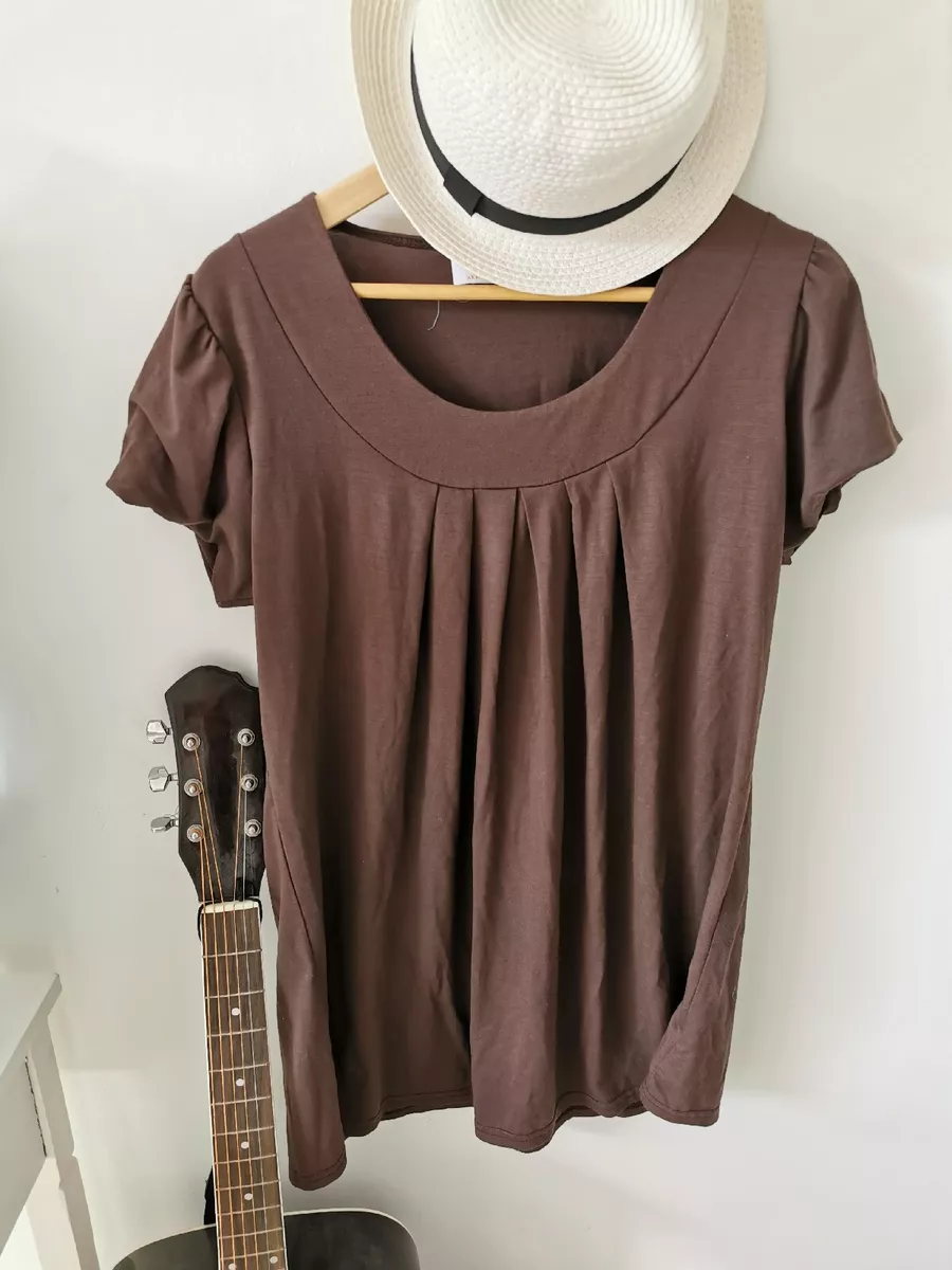 Tunique femme 44 grande taille taupe longue toscane Armand Thierry