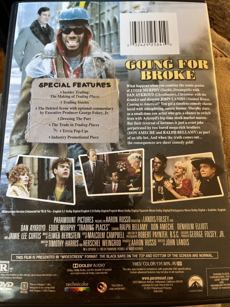 Trading Places (DVD, 1983, Widescreen) 32429258410| eBay Trading Places (DVD, 1983, Widescreen) 32429258410| eBay