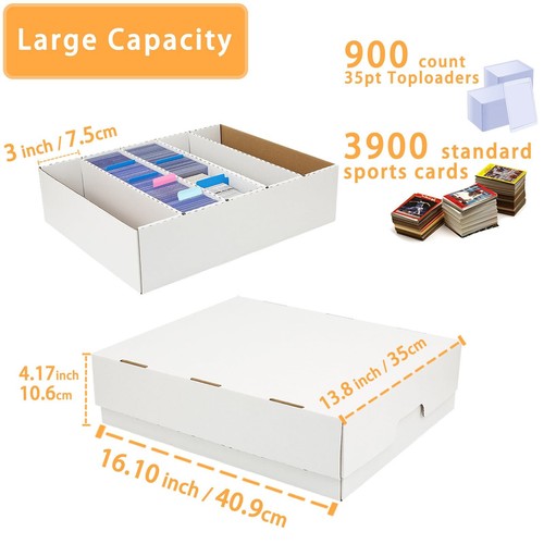 5 Reihen Sammelkarten Aufbewahrungsbox Organizer für Sammler Baseball Spiel Karten - Bild 6 von 6