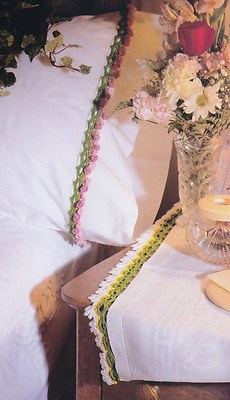 LOVELY Fanciful Flowers Edging /Decor/CROCHET PATTERN INSTRUCTIONS ONLY