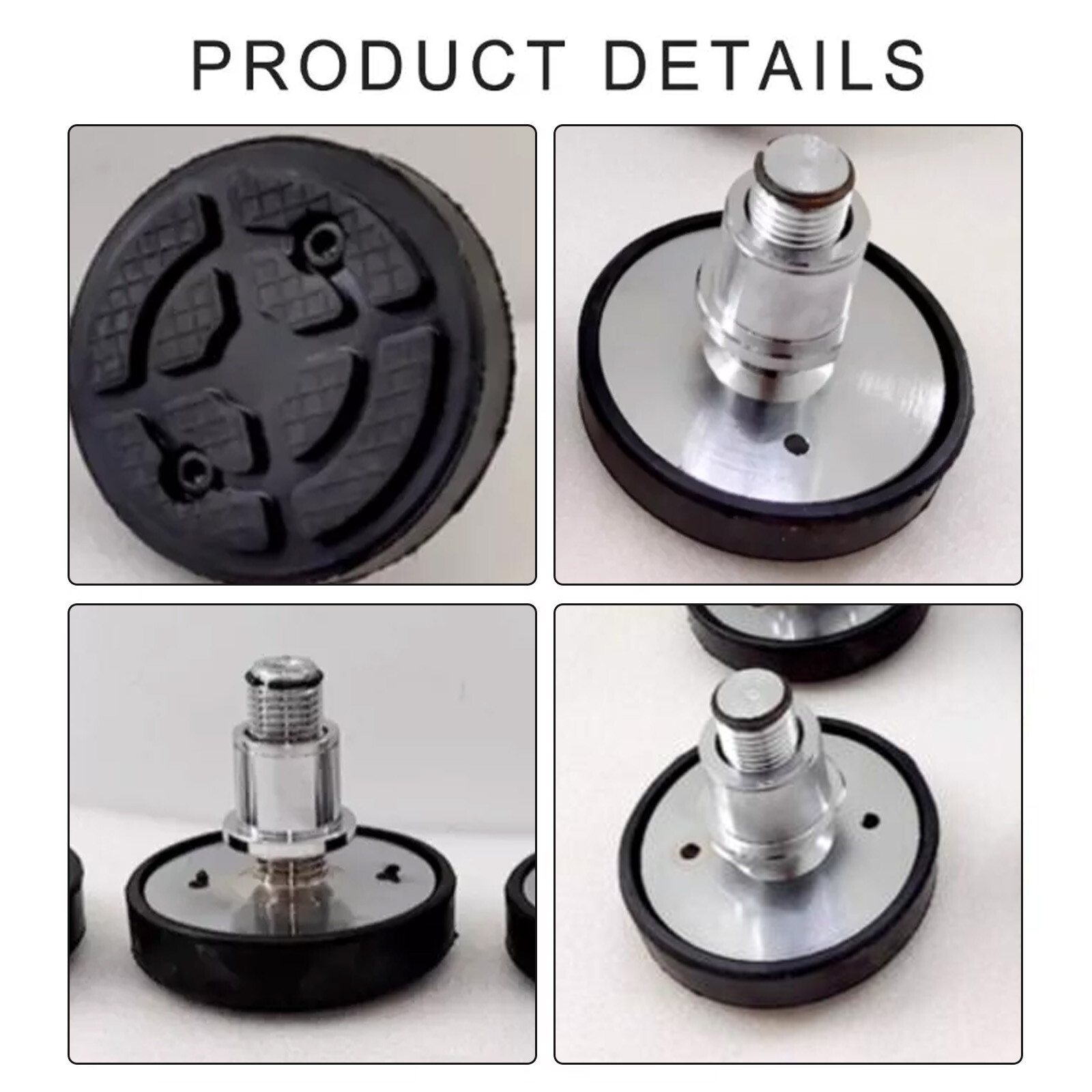 Car Lift Rubber tray adjustable Heightening Feet Pads Shaft diameter 38mm USApRR