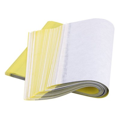  50 Pcs Rub on Transfer Stencil Tattoo Paper Printing Tracing Wax