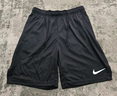 Nike Shorts Mens Medium 8'' Dri-FIT Epic Training Black Pockets
