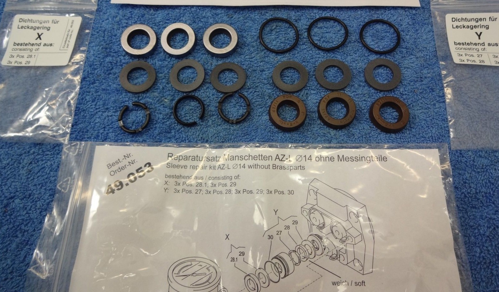 HIGH PRESSURE WASHER JETWASH KRANZLE 49.053 PUMP SEAL REPAIR KIT K10/122 K49053 eBay