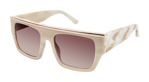 Gwen Stefani L.A.M.B. LA515 Tan Marble Frame / Brown Gradient Lens Sunglasses - 第 1/2 張圖片