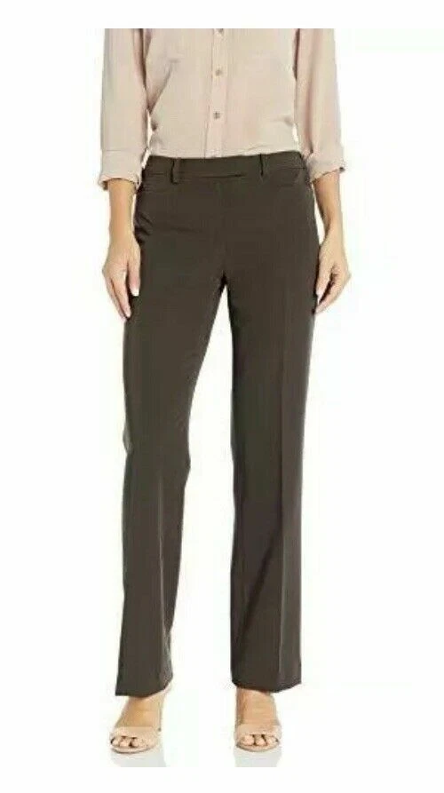 NWT 89 Tommy Hilfiger Princeton Modern Boot Leg Suit Pants Brown