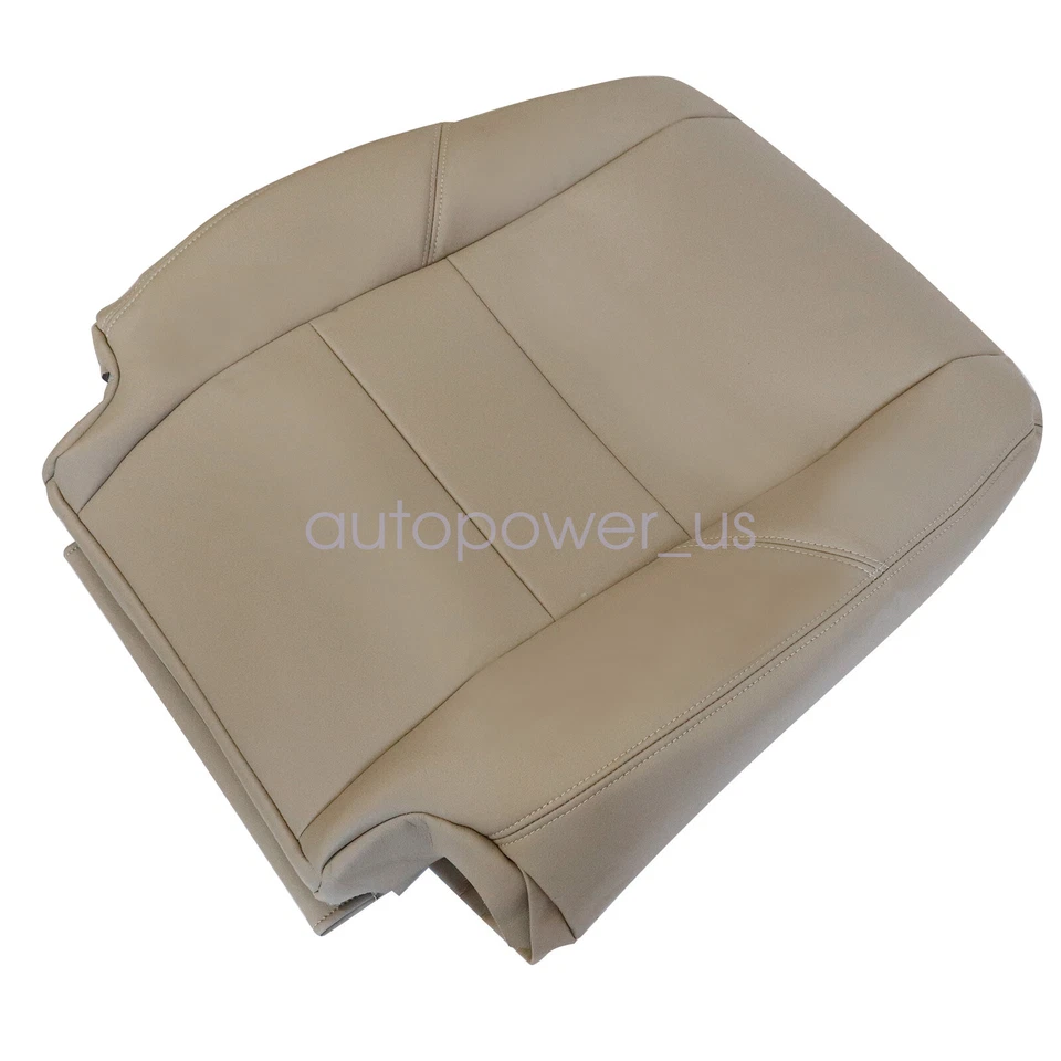 For 2000-2004 Toyota Tundra Sequoia Front Leather Seat Cover & Armrest Cover Tan Foto 4 de 4