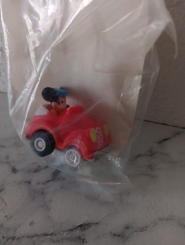 1988 McDonalds Happy Meal Toy Disney Mickey's Birthdayland Roadster #5 Unopened - Picture 6 of 7