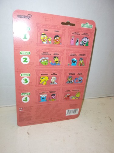 NEW 3.75" Chef Cookie Monster (MOC) Sesame Street Wave 4 ReAction (2025) Super7 - Picture 3 of 3