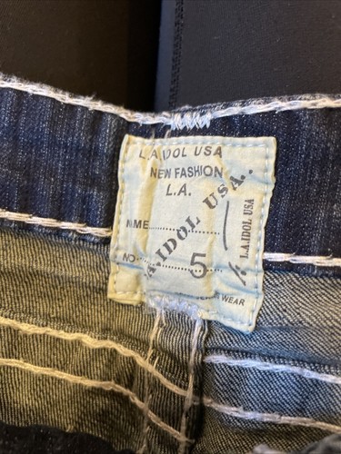 L.A. Idol USA Jean Shorts Womens Size 5 - Picture 3 of 4