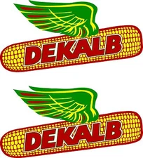 2 DEKALB Decals 6"  FREE SHIPPING