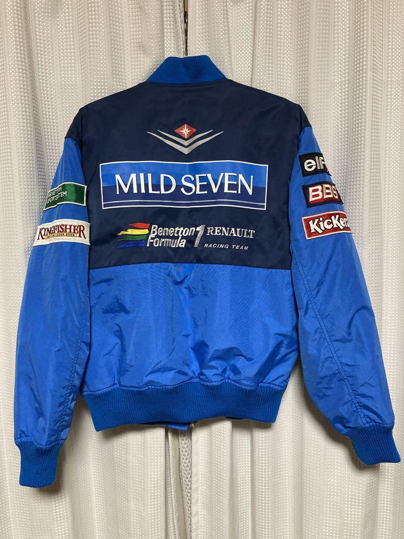 Benetton Formula 1 Mild Seven Racing Jacket Vintage Benetton Formula 1 Mild Seven Racing Jacket Vintage