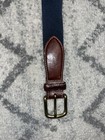 Blue And Brown LL Bean belt