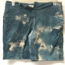 Vineyard Vines BLue Cotton Tie Dye Shorts Size 8 Soft Golf Tennis Acid Washed