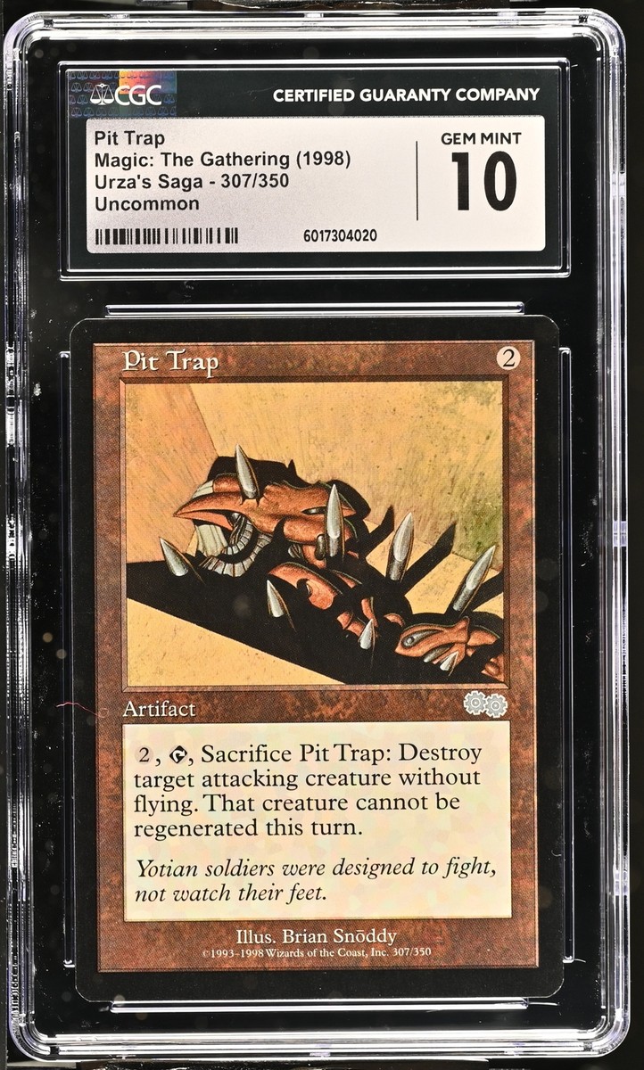 PIT TRAP Urza's Saga U CGC 10 MTG [Nostalgium] | eBay