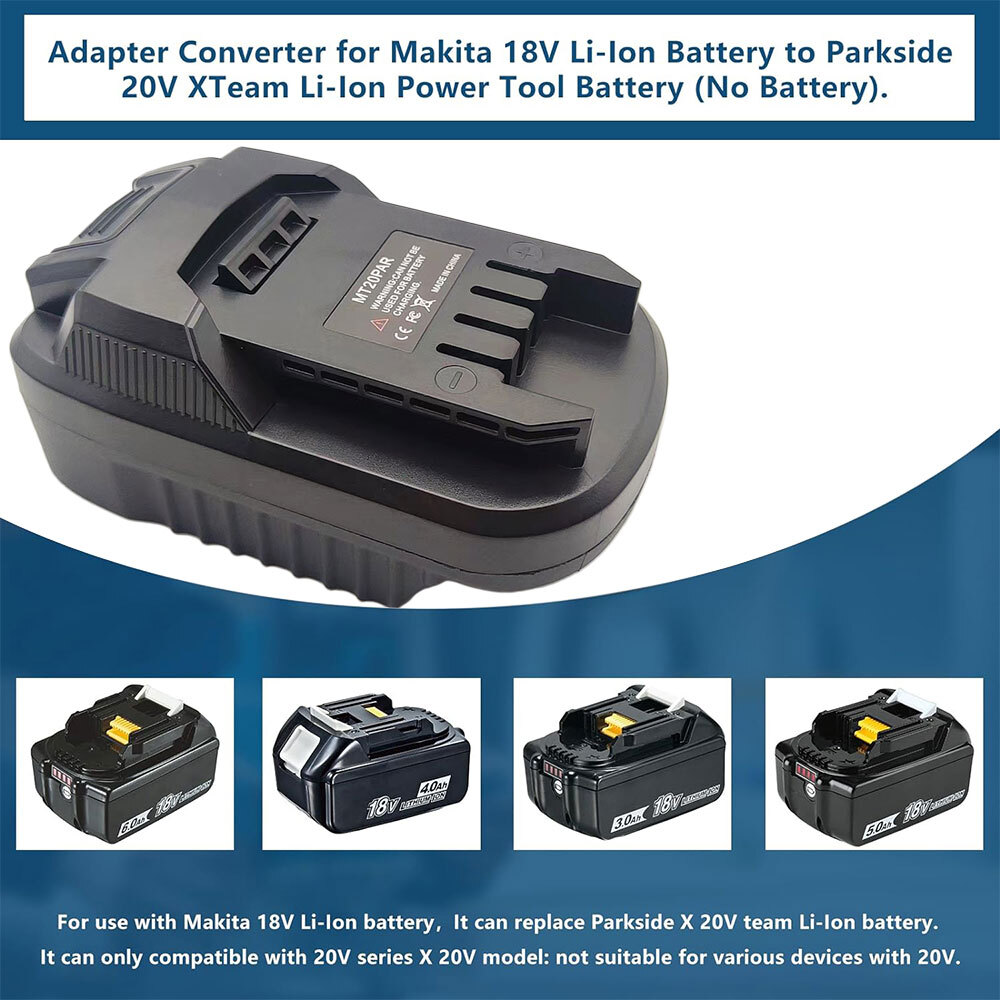 Battery Replacement Parkside 18v Battery Battery Converter Adapter