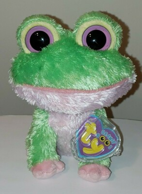 TY Ty Beanie Boos - KIWI the Frog (LOOPED TUSH TAG) 6